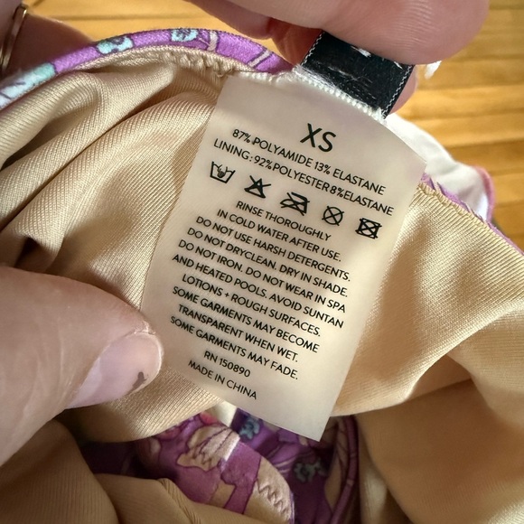 Spell & the Gypsy Collective flower child drill one piece swimsuit - Picture 10 of 11